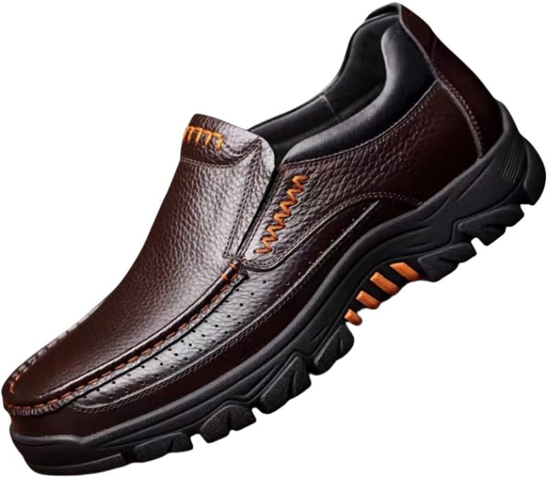 

Мужские классические туфли оксфорды, прочные, противоскользящие, для свадьбы, бизнеса и вечеринок Clolinde, кофейный