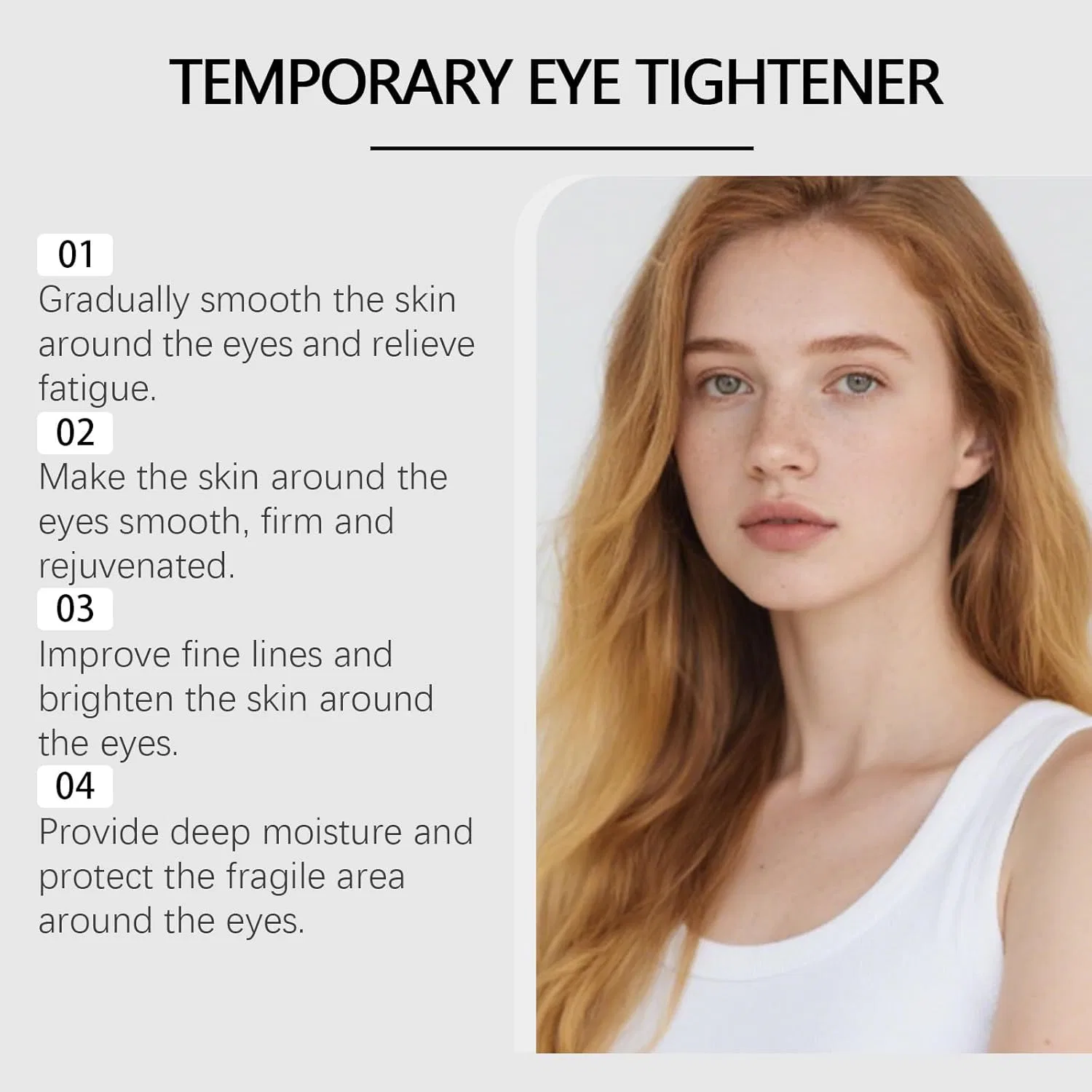 Сыворотка для глаз Perfection Eye Tightener с пептидами Alimujiu, 20G — фото 4