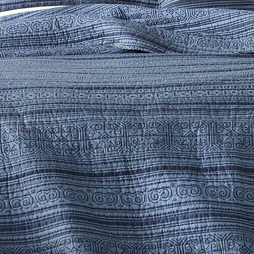

Levtex Home Комплект одеял цвета индиго Toltec, темно-синий