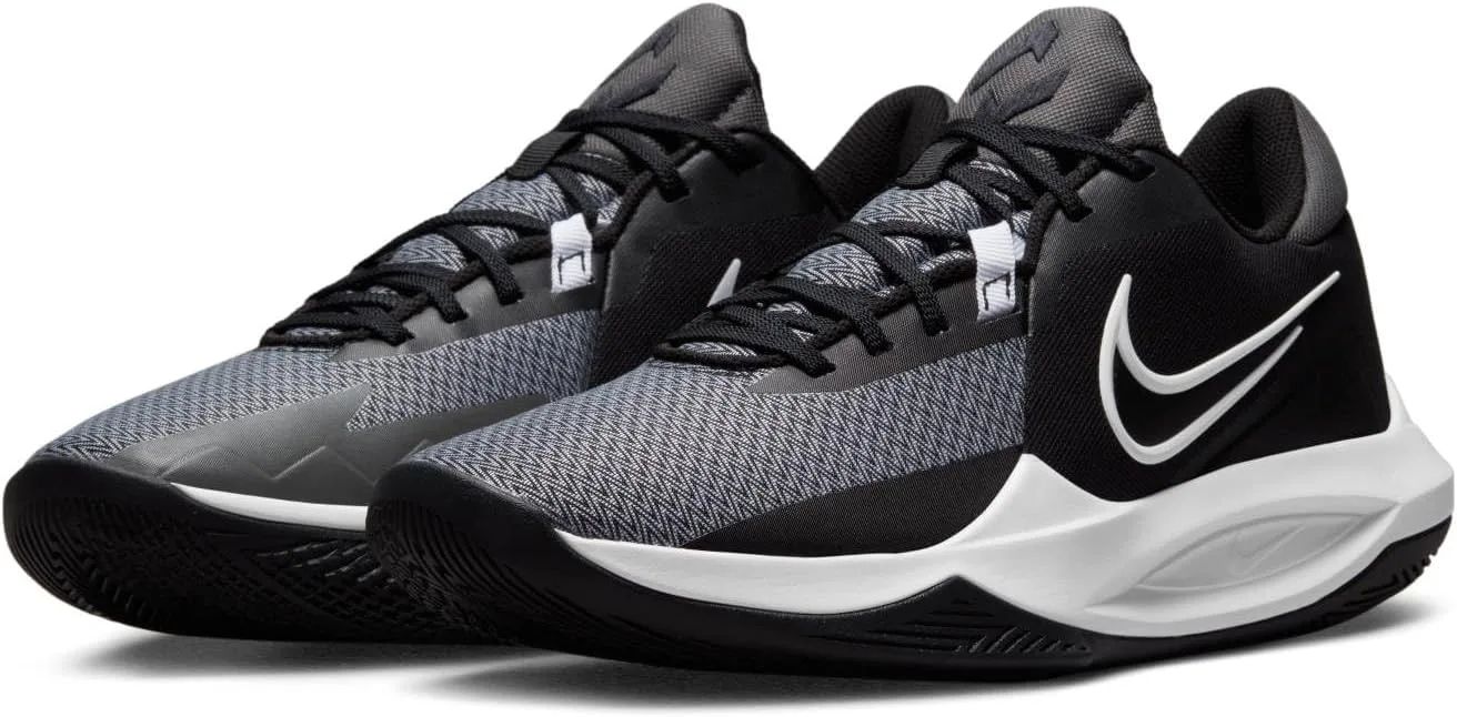 Мужские кроссовки Nike Precision 6, белый/черный/серый — фото 2