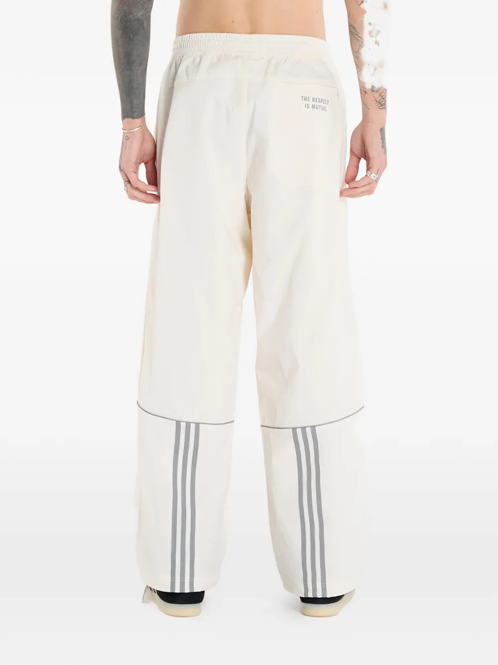 Треники X Consortium с полосатыми деталями Adidas, нейтральный — фото 4