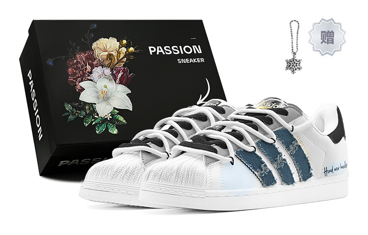 

Кроссовки для скейтбординга Superstar, унисекс, низкие, серый Adidas Originals