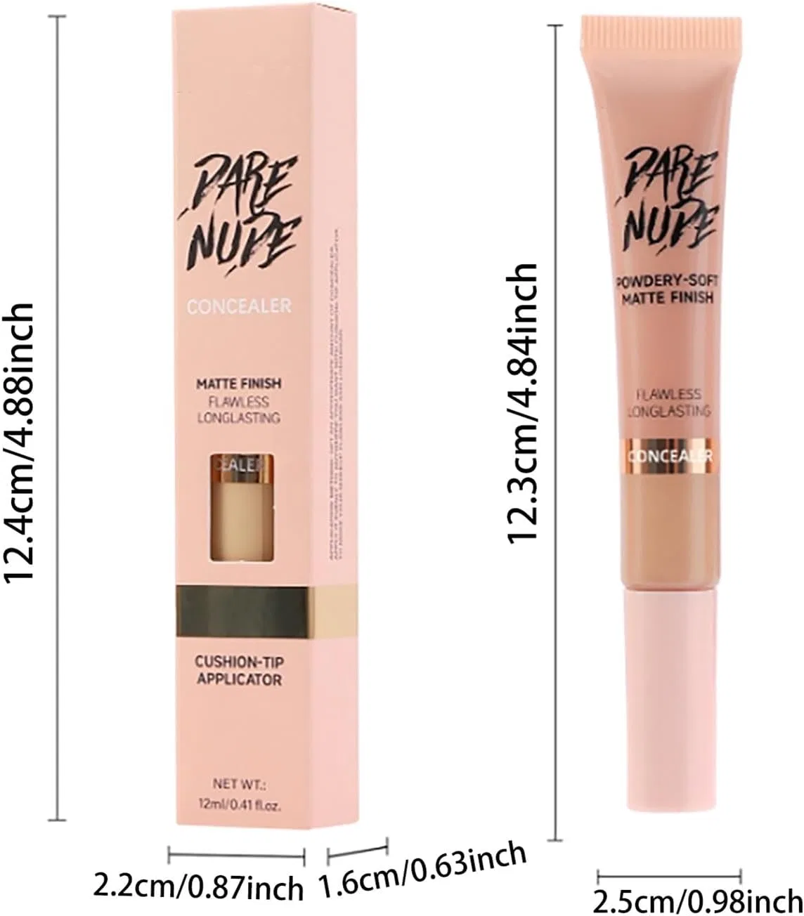 Тональное средство матовое Bare Skin Texture Finish, 21 г — фото 4