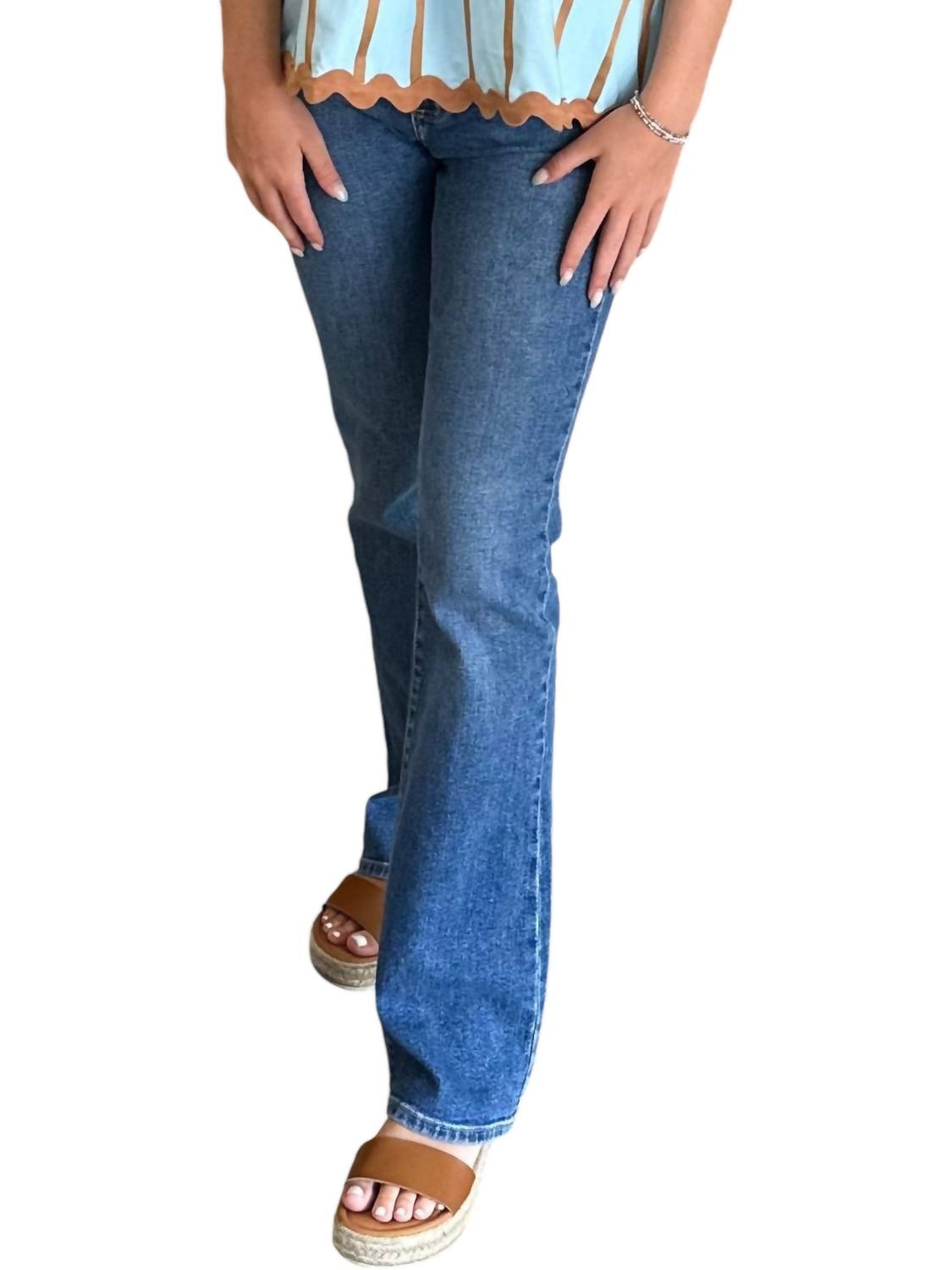 

Джинсы Bootcut в винтажном стиле JUST BLACK DENIM, цвет vintage wash