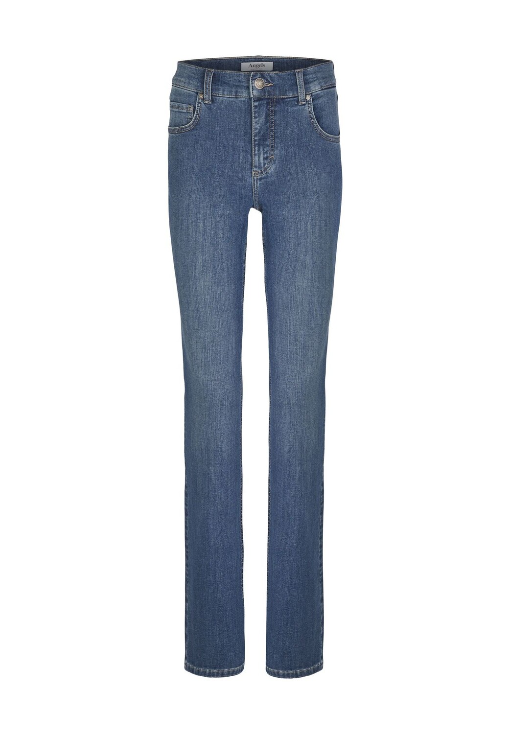 

Джинсы Leni, фасон bootcut, с 5 карманами, женские ANGELS, цвет Mid Blue Used