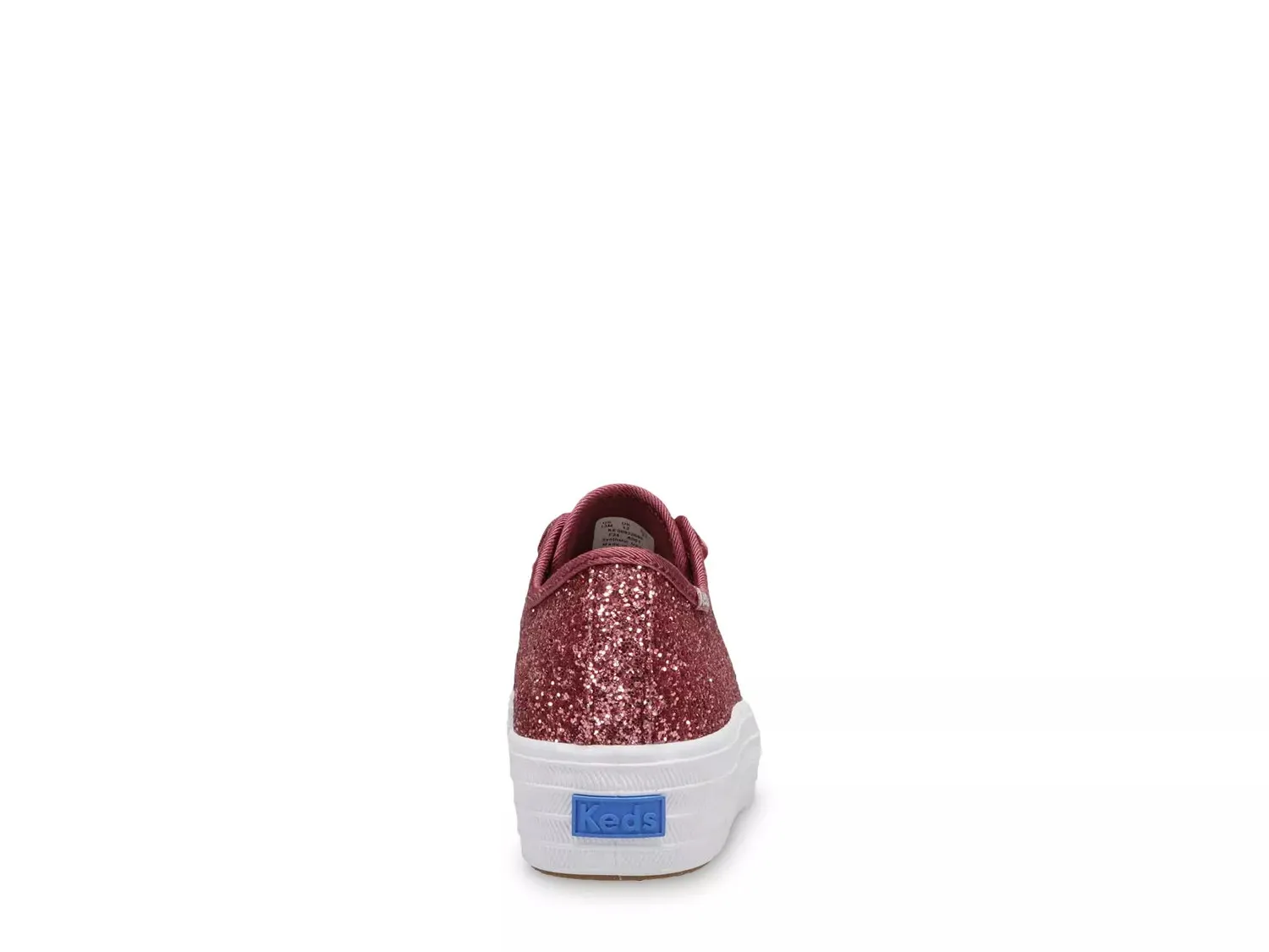 Кроссовки Keds Triple Up Celebrations — детские, розовые блестки — фото 3