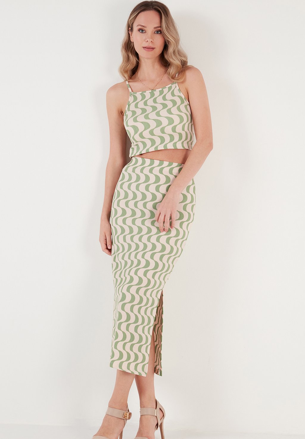 

Топ SLIM FIT SET - Pencil skirt LELA, зеленый