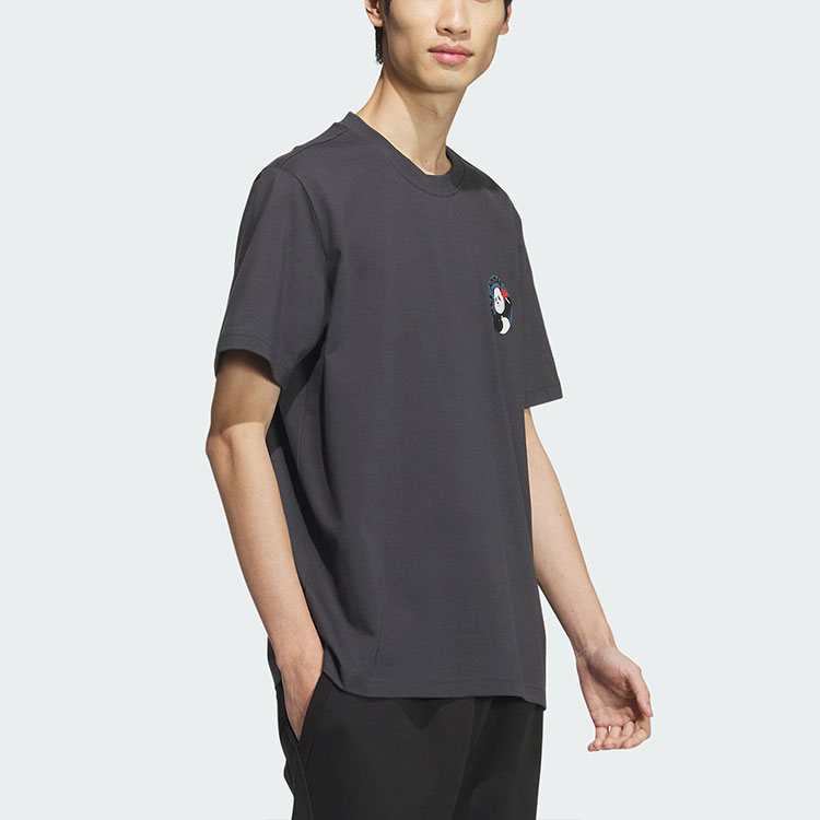 Футболка мужская Carbon Black Adidas — фото 4