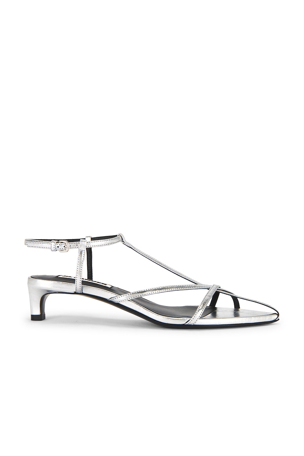 Босоножки на каблуке Jil Sander, Sky Grey