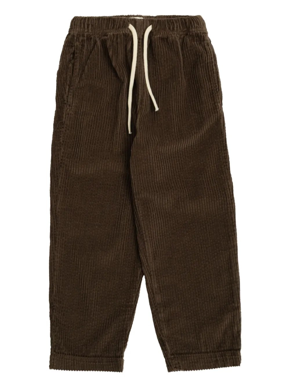 

Вельветовые брюки Padow с завязками American Vintage Kids, коричневый