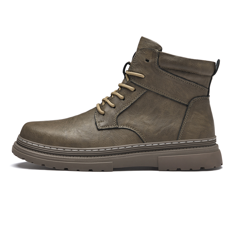 

PAIBLOKS Короткие мартинсы мужские хаки, цвет Khaki