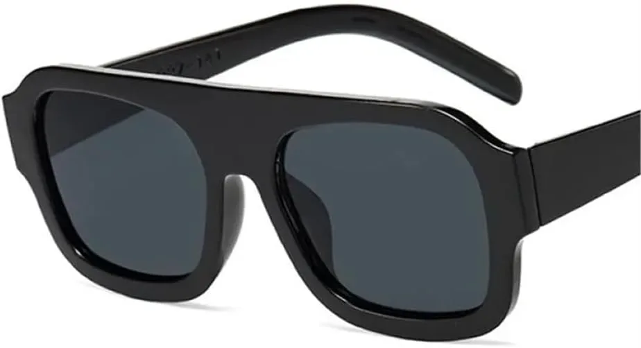 

Большие солнцезащитные очки для женщин и мужчин с защитой от УФ-излучения UV400 для занятий спортом на открытом воздухе, бега и езды на велосипеде UYPTK, Black Gray