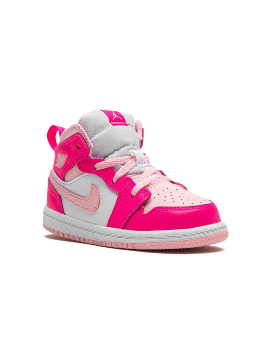 

Кроссовки Air Jordan 1 Mid 'Fierce Pink' Jordan Kids, розовый