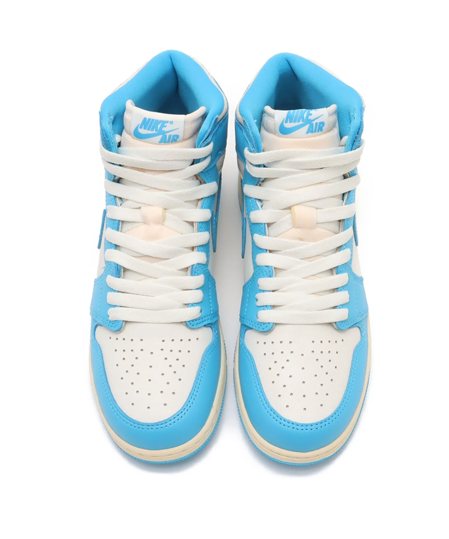 Унисекс кроссовки Air Jordan 1 Retro High OG GS из натуральной кожи Jordan Brand синие — фото 2
