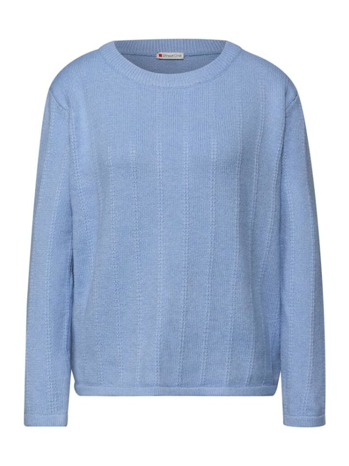 

Street One Пуловер цвета "морозно-голубой меланж"