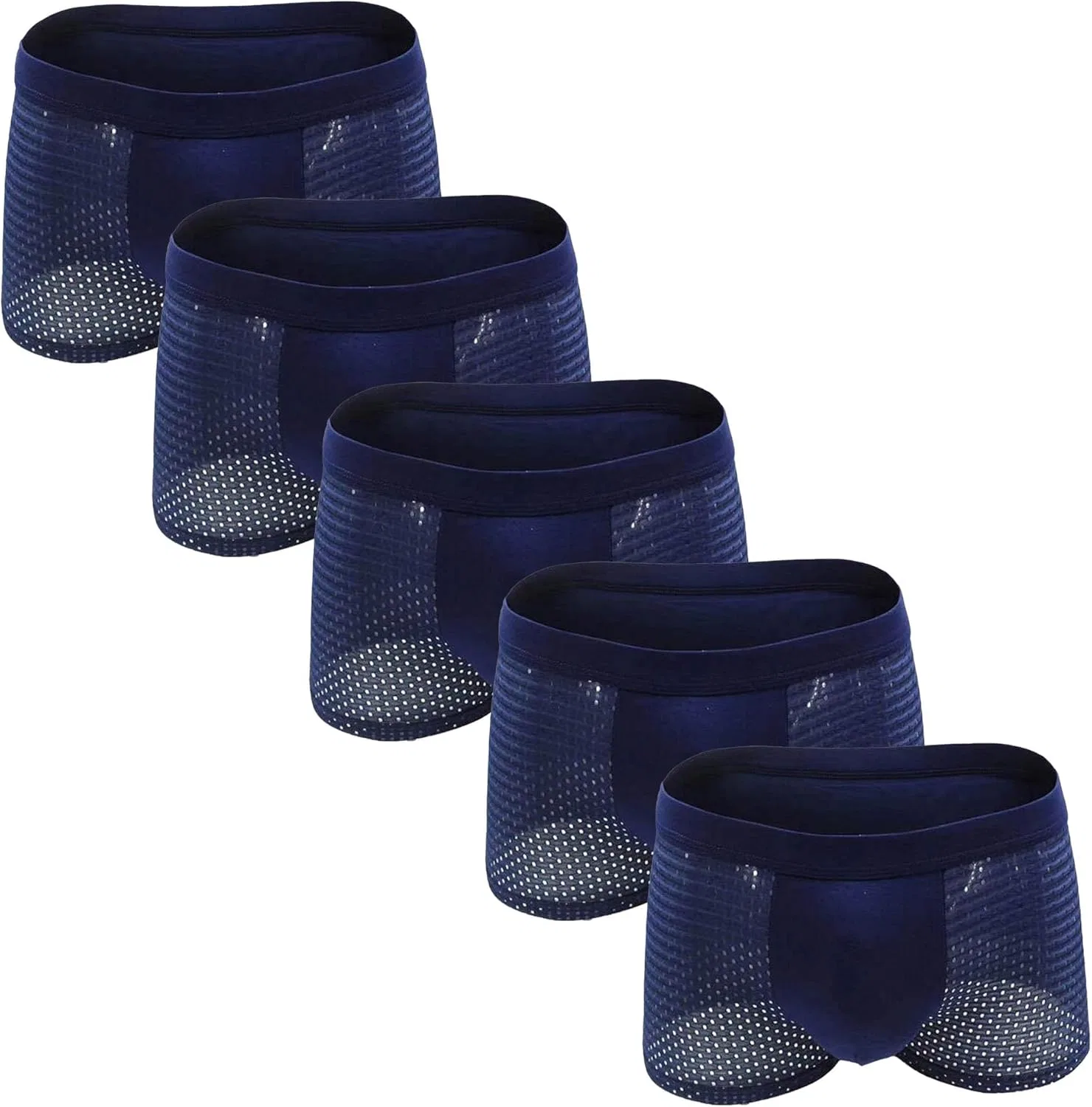 Боксеры дышащие Mesh, Blueb1-5pc