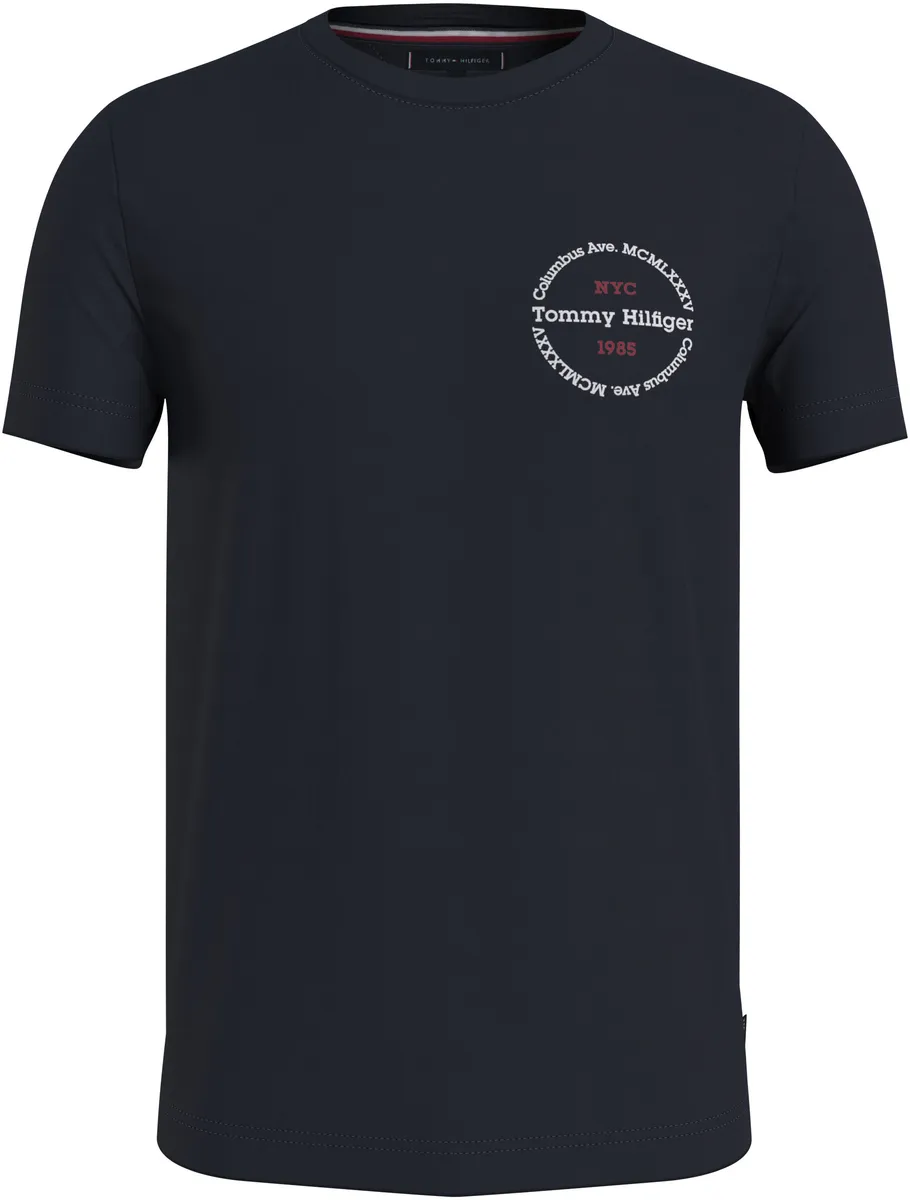 

Футболка Tommy Hilfiger "HILFIGER ROUNDLE TEE", цвет Desert Sky