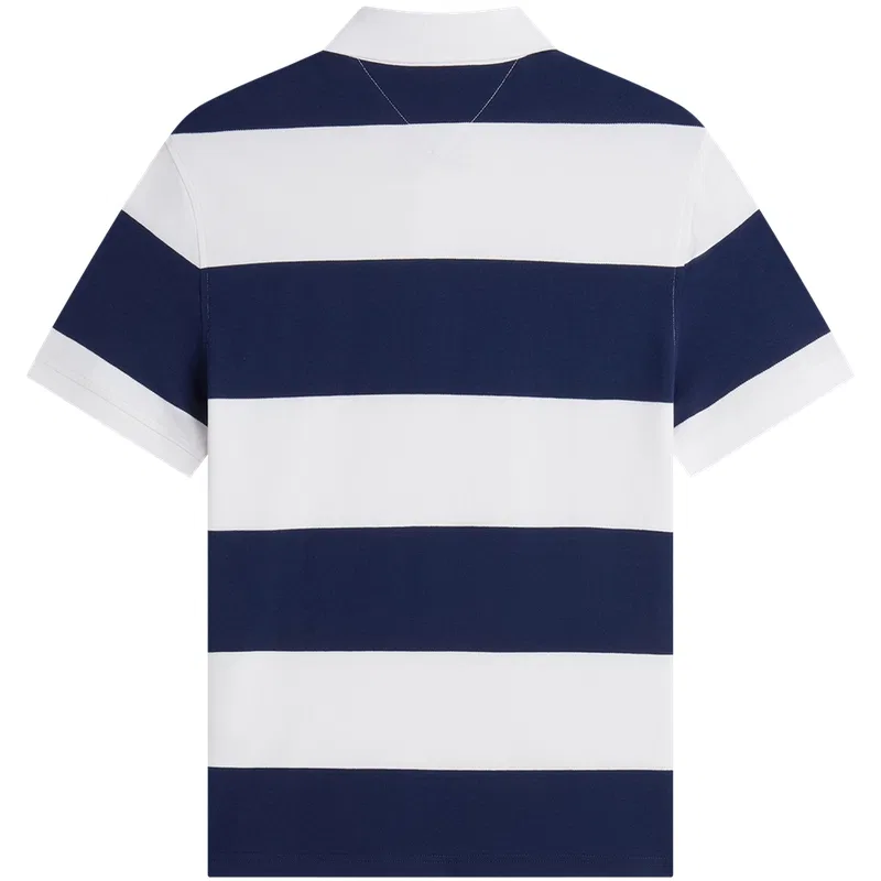 Поло мужское Tommy Hilfiger, Blue White Stripes DXA — фото 4