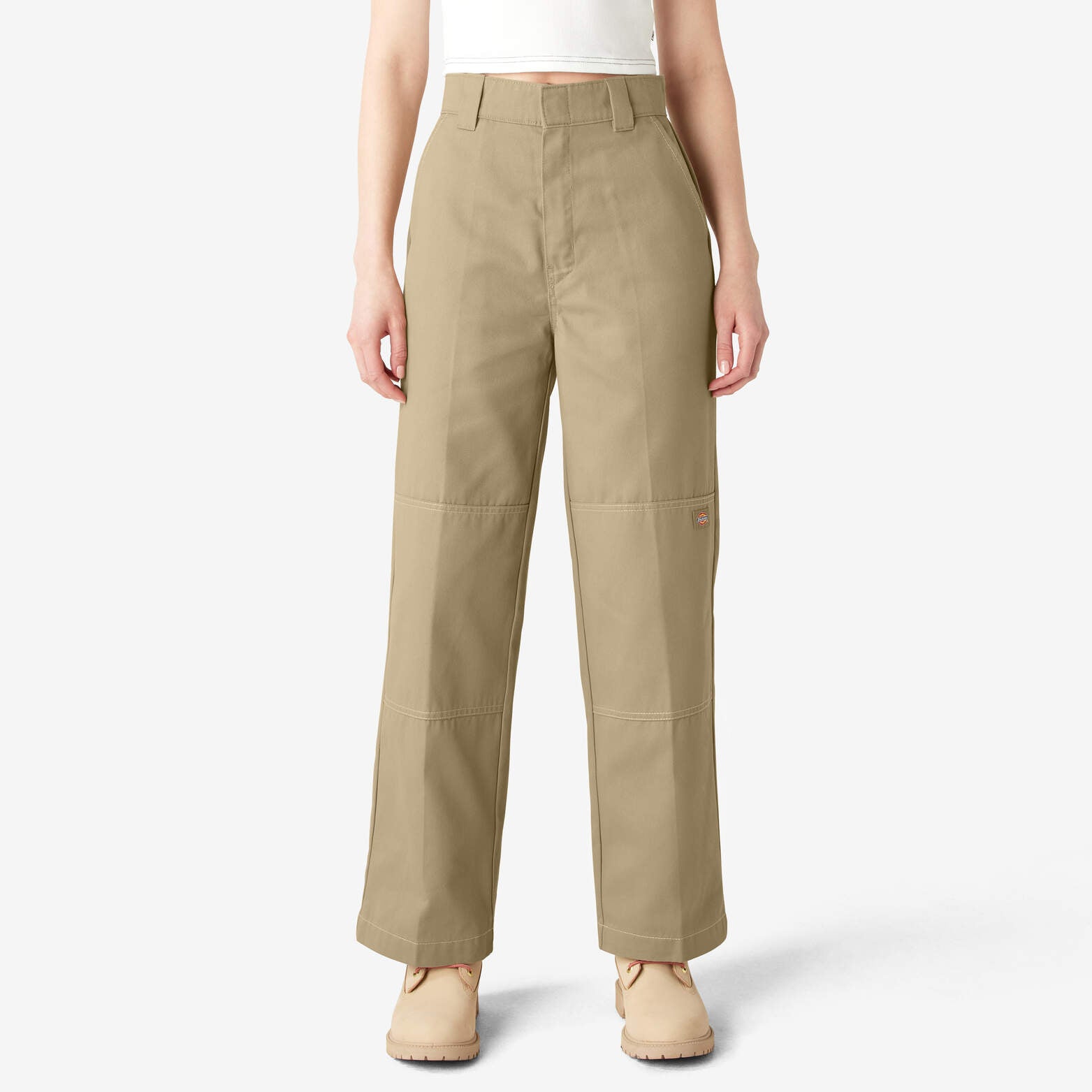 

Женские брюки свободного кроя Dickies Double Knee, хаки