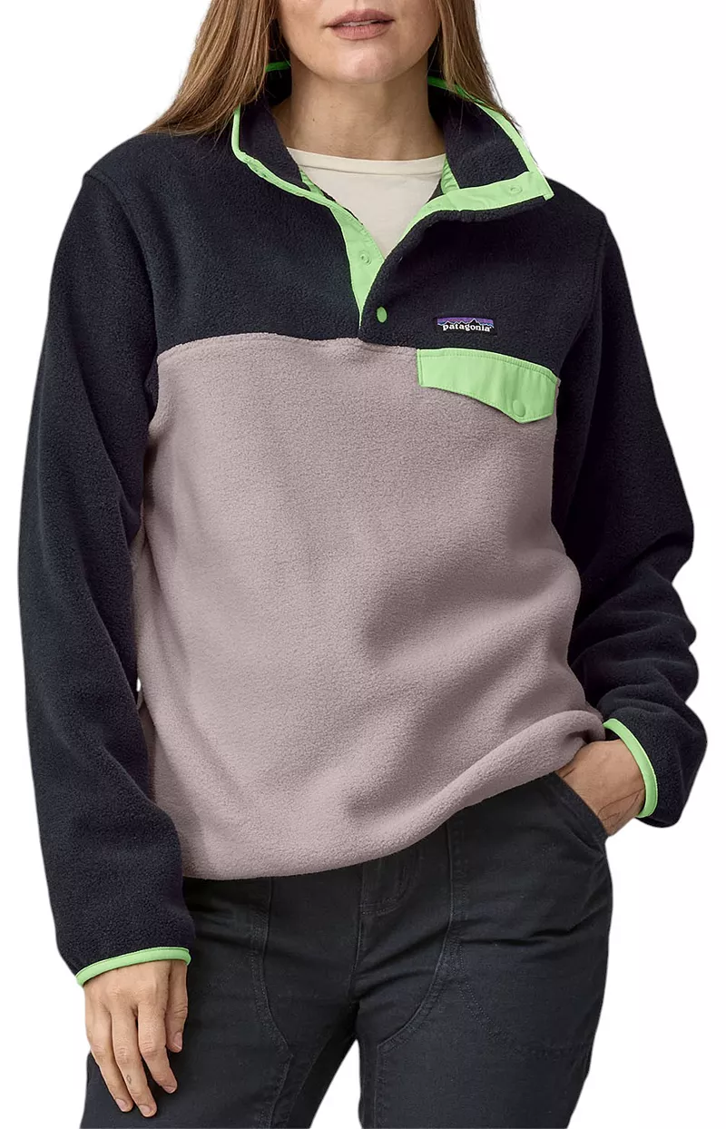 

Женский флисовый пуловер Patagonia Synchilla Snap-T, цвет Echo Purple
