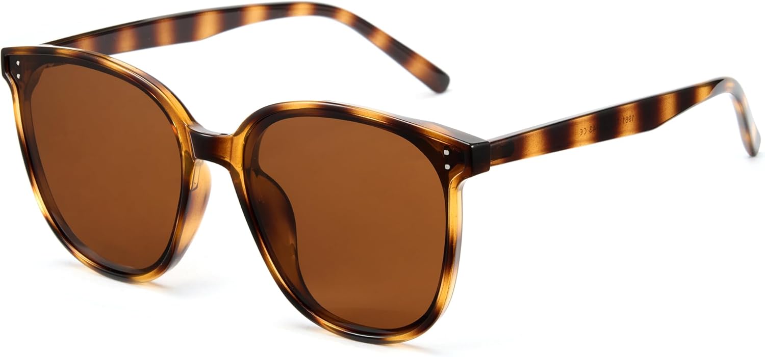 

Солнцезащитные очки Cyxus Oversized Cat Eye для женщин, поляризованные линзы, защита от УФ-излучения, для пляжа, музыкальных фестивалей, шопинга, 1902, 08-oversized Cat Eye Sunglasses-brown Lens Tortoise Frame