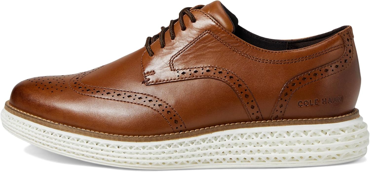 Мужские оксфорды Cole Haan Original Grand 2.0 с крыльями, British Tan — фото 4