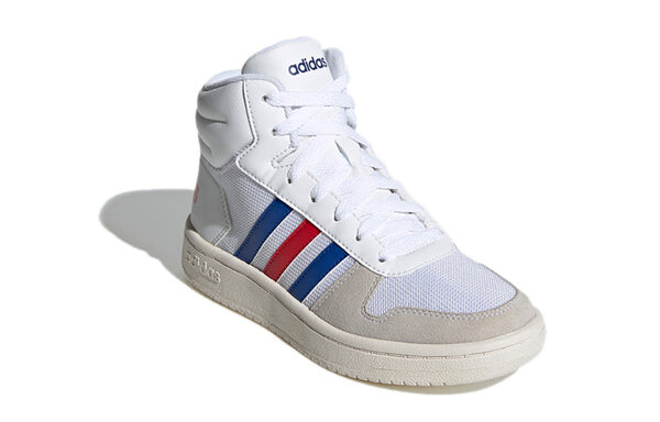 Кроссовки neo hoops mid 2.0 Adidas, белый — фото 3