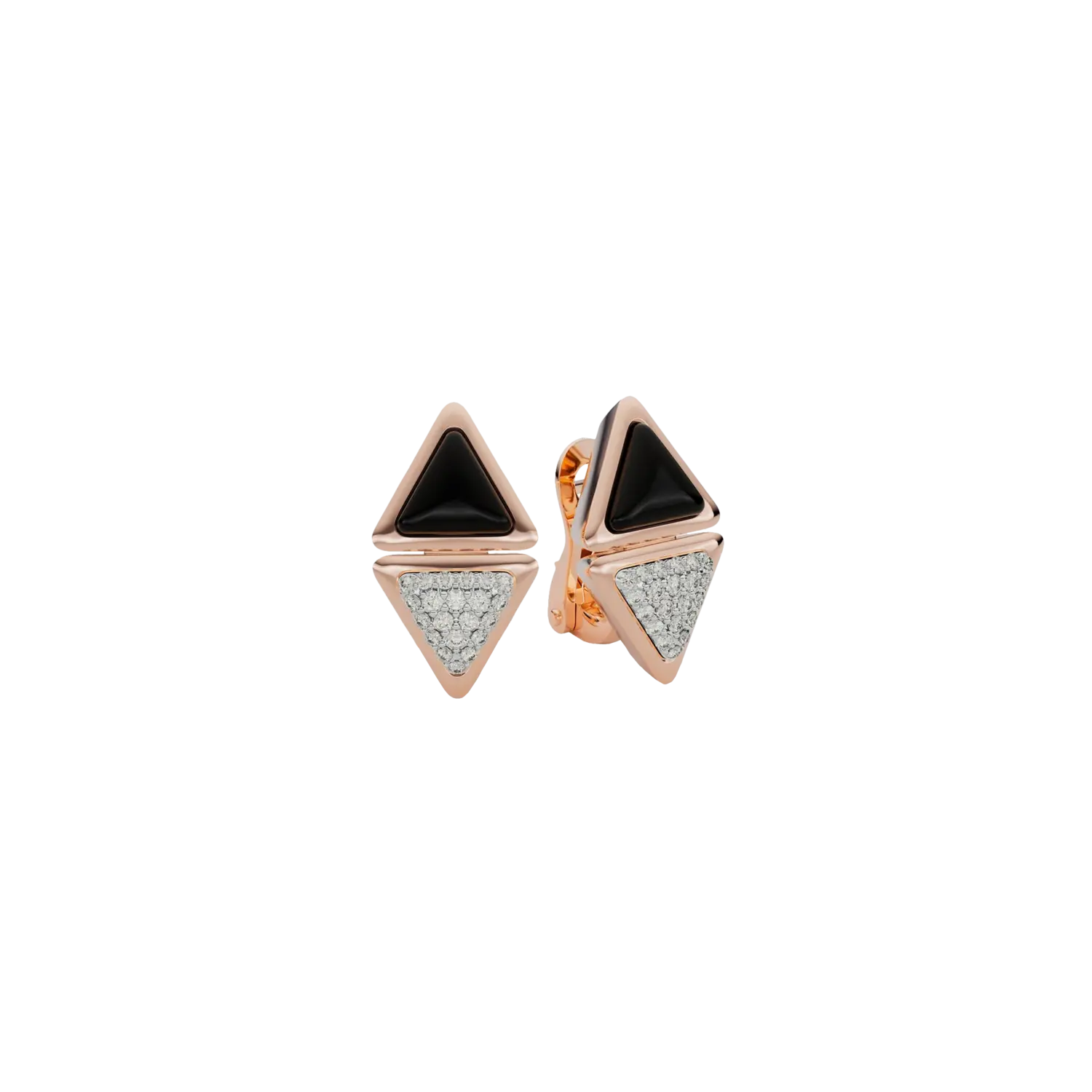 

Серьги Avel Lenttan Mirror из розового золота, оникса и бриллиантов