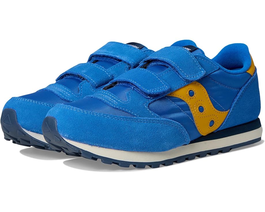 

Кроссовки Saucony Kids Originals Jazz Double Hook & Loop, цвет Blue/Yellow
