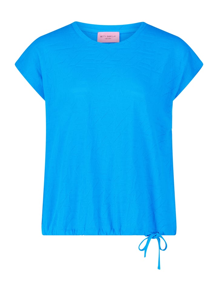 

Рубашка с текстурой и завязкой в цвете Blue Aster Betty Barclay