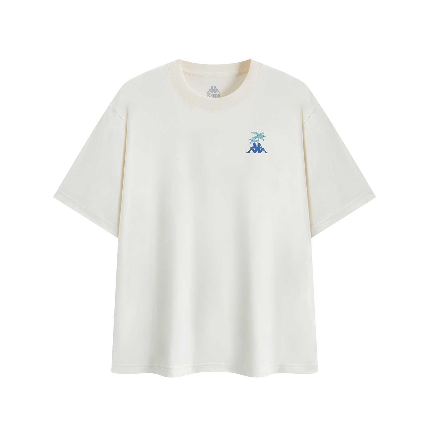 

Футболка Unisex Kappa с втачными рукавами, цвет Tallow White-0111