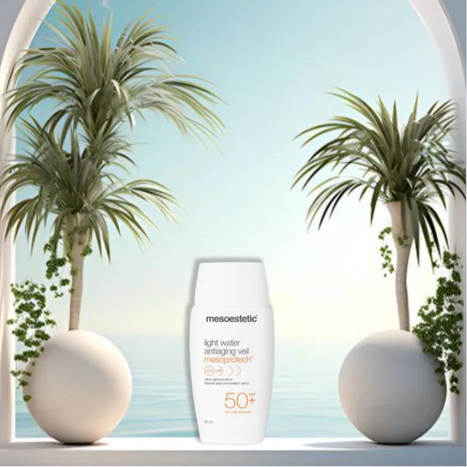 MESOESTETIC Увлажняющий солнцезащитный крем против старения для жирной и комбинированной кожи, 50 мл, 50ml — фото 3