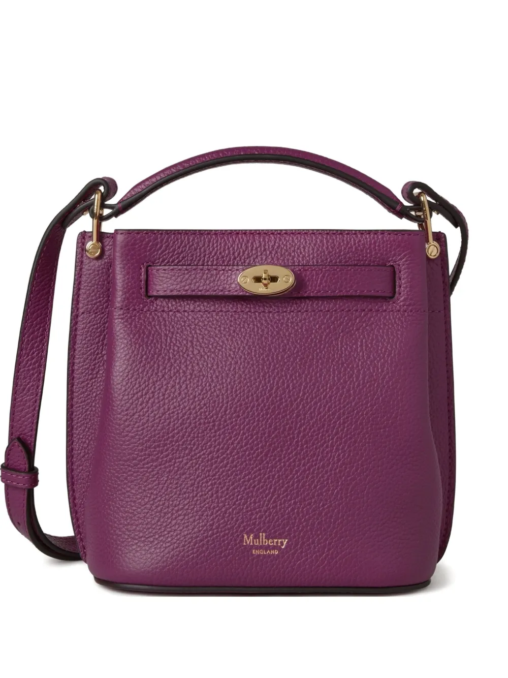 

Мини-сумка с застежкой-ведерцем Mulberry, фиолетовый
