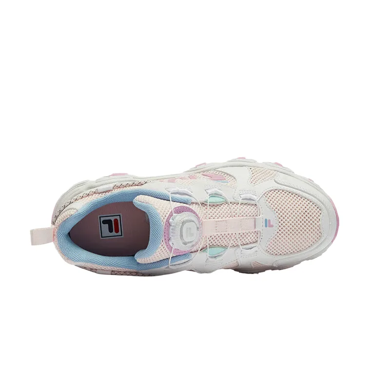 Synthetic Leather Low top Kids' Running Shoes Spring Pollen Teenagers FILA KIDS, spring pollen — фото 3