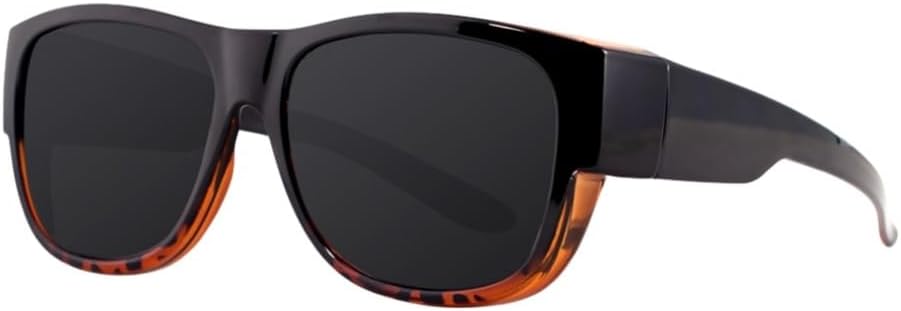 

Поляризованные солнцезащитные очки для мужчин и женщин, надеваемые поверх обычных очков, солнцезащитные очки с обтекаемой формой, lentes de sol mujeres y hombres UV400 UJNHGQ, C3 Black Tortoise