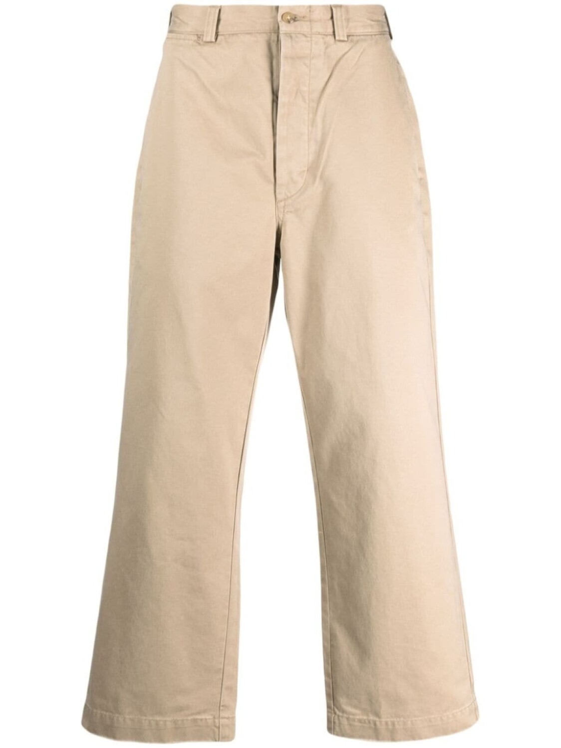 

Polo Ralph Lauren wide-leg chino trousers, нейтральный цвет