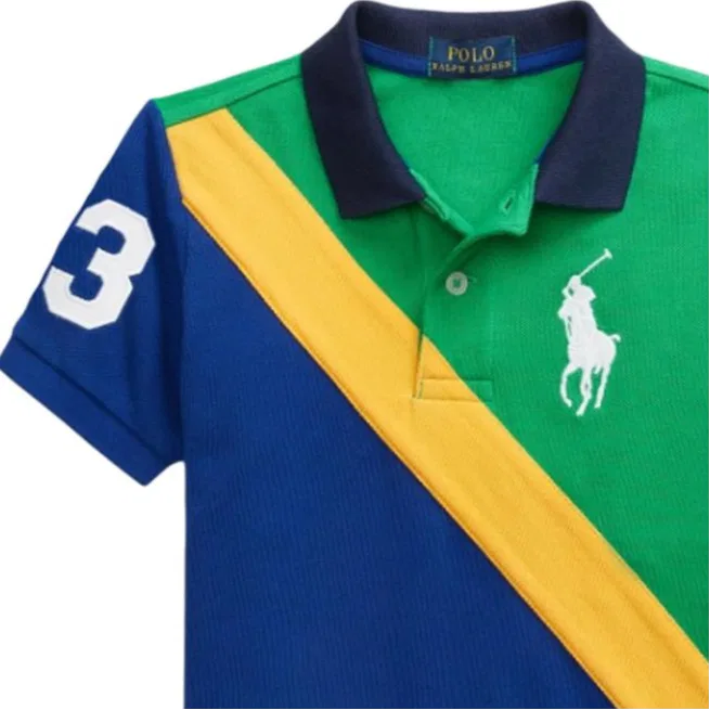 Футболка зеленая Polo Ralph Lauren для детей — фото 4
