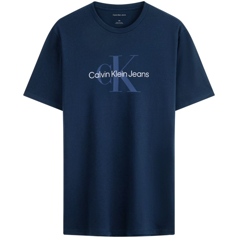 Футболка с логотипом Calvin Klein, pct-светлый серый/зеленый — фото 3