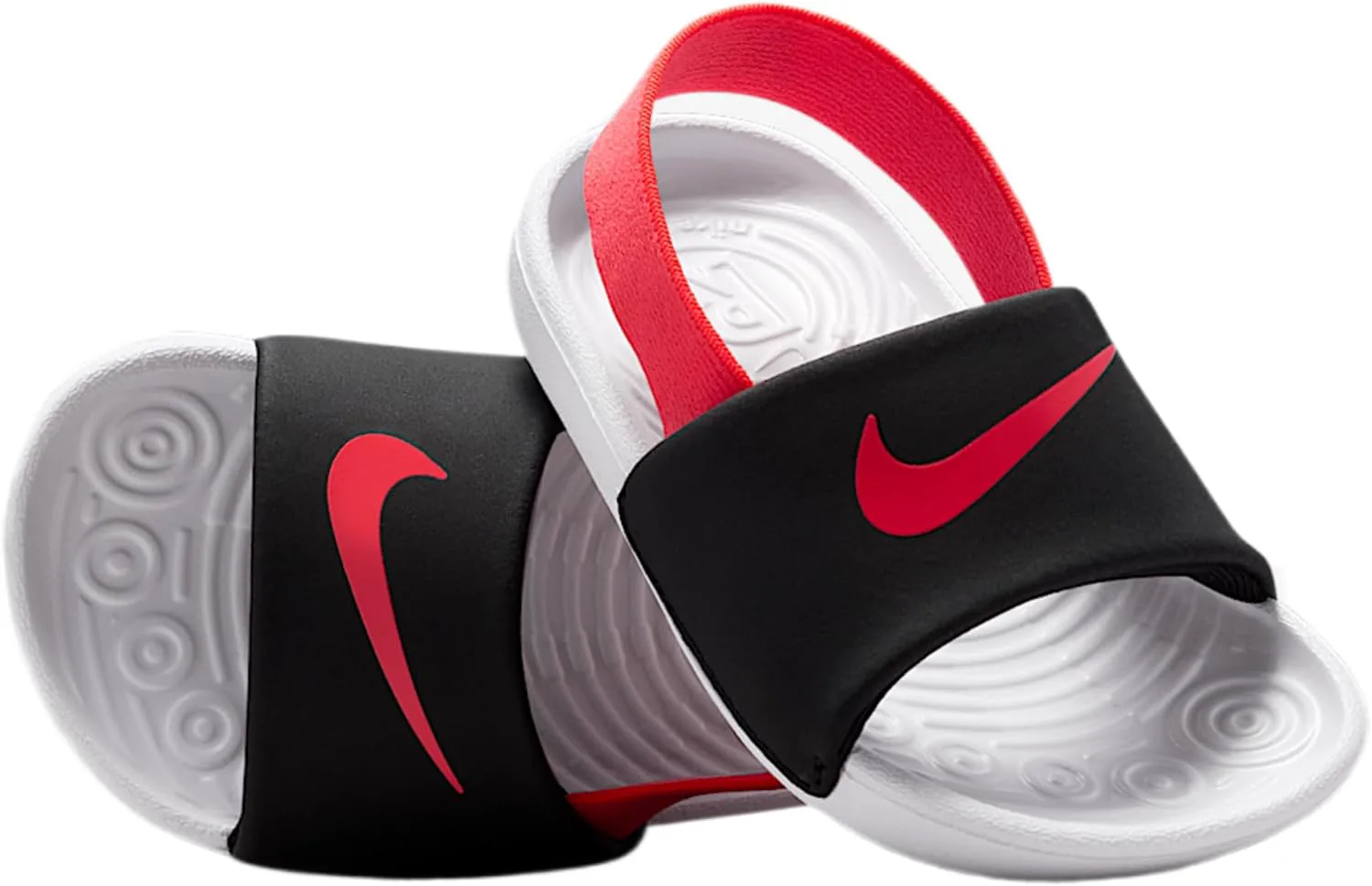 Сандалии Nike Kawa для детей, черный/ярко-малиновый/белый
