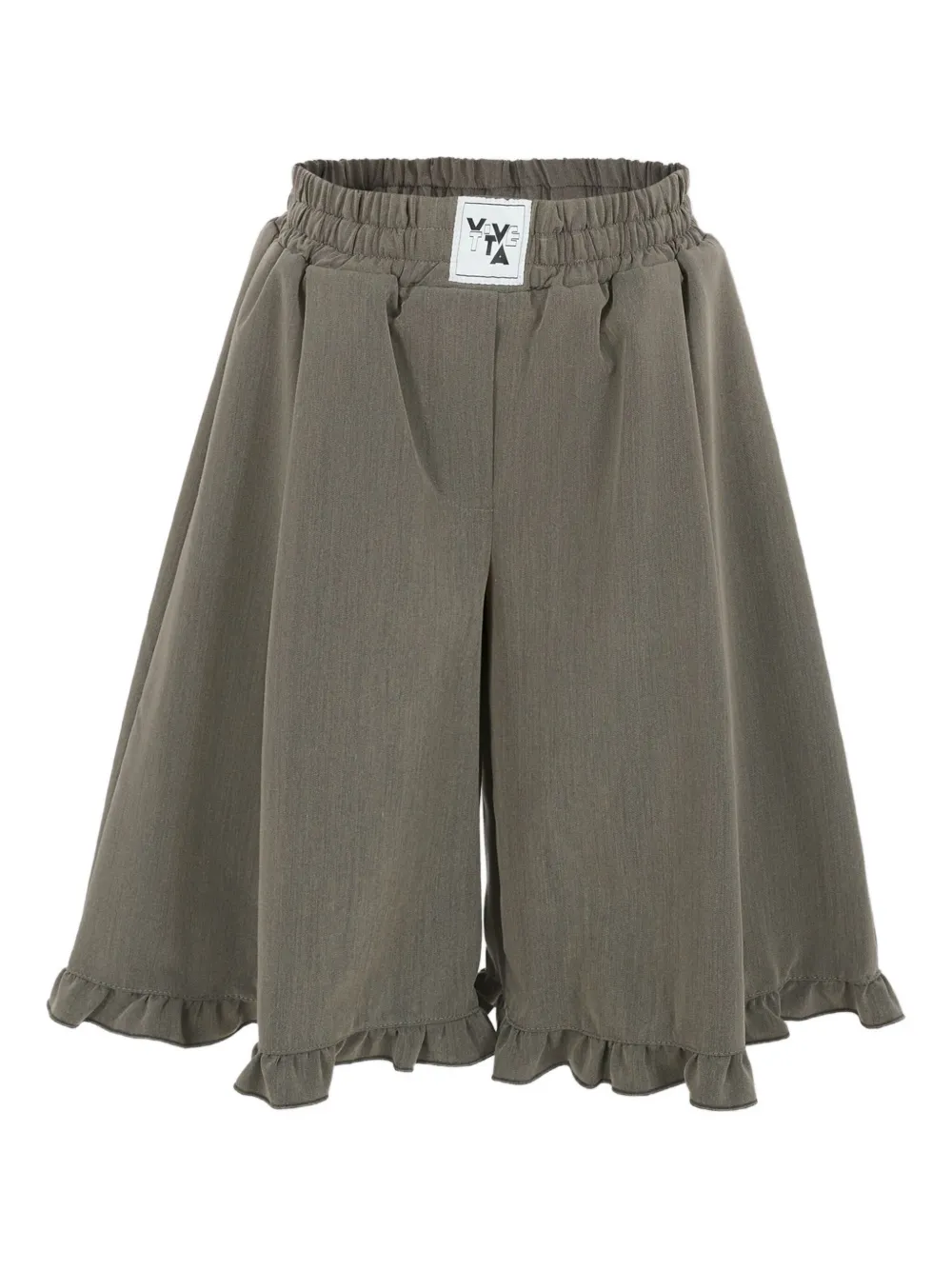 

Шорты с оборками Vivetta, серый