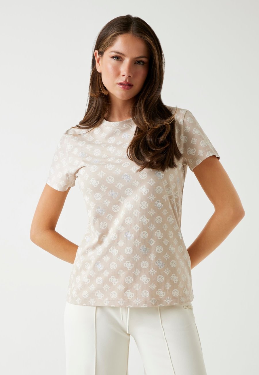 

Футболка Guess ALLOVER-LOGO, Rose/Pink