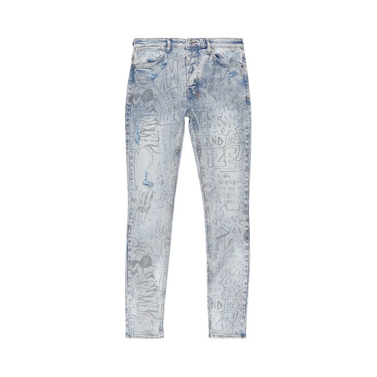 

Джинсы Ksubi Van Winkle Slim Jeans, Bunker Blue Noize