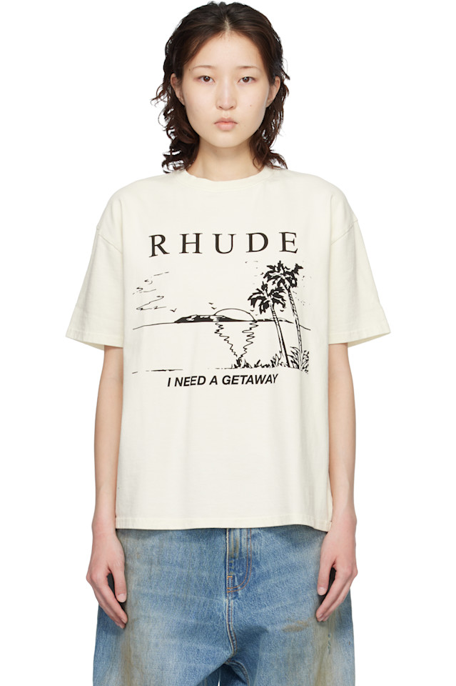 

Rhude Футболка Off-White «Мне нужен отдых»