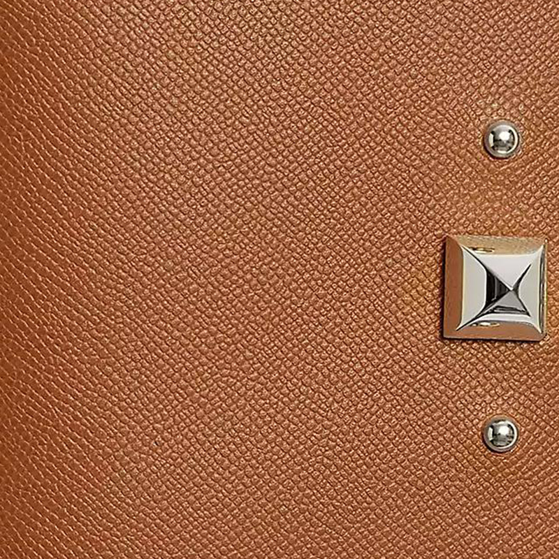 HERMES Мадам Кардхолдер из телячьей кожи Женский 37 Золотисто-коричневый — фото 3