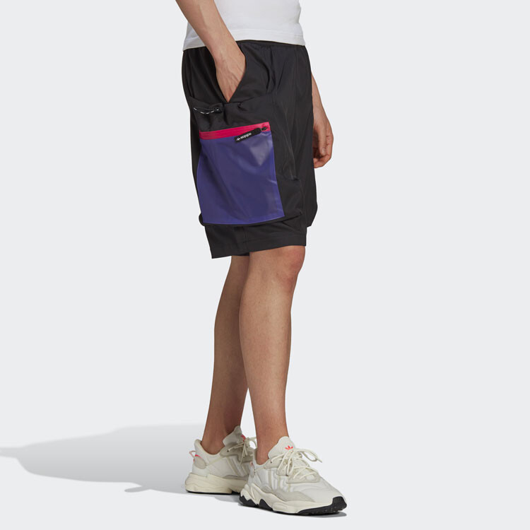 Шорты мужские Adidas Originals с накладными карманами, черный — фото 4