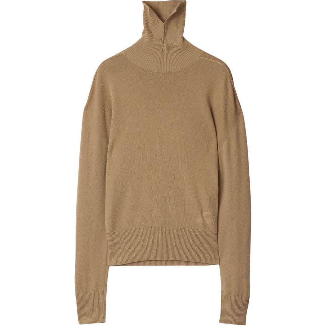 

Водолазка из шерсти Burberry, коричневый