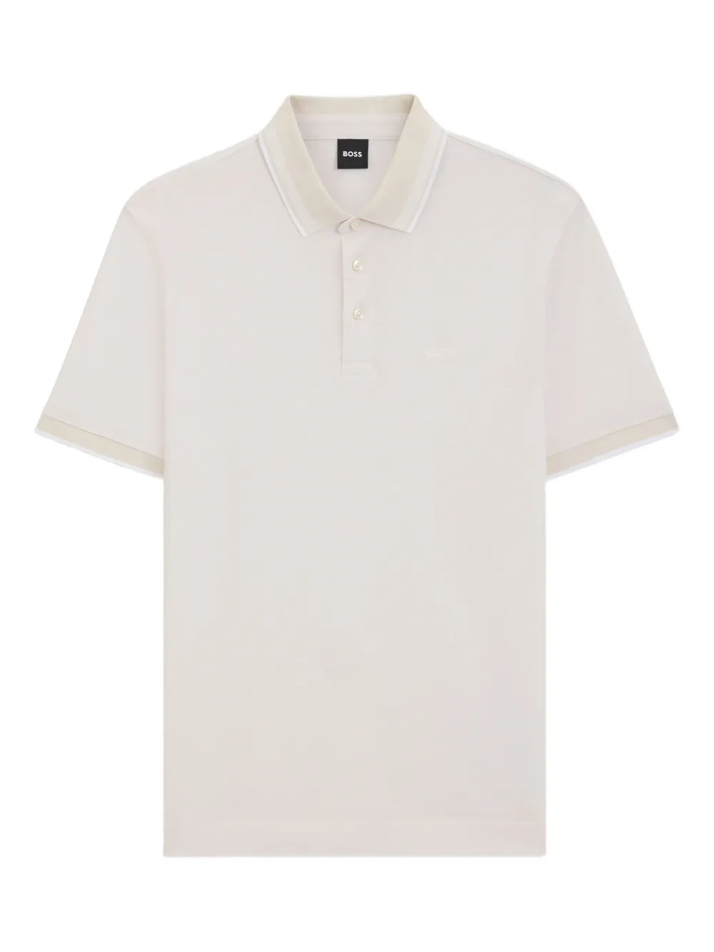 

Рубашка поло из ткани пике BOSS, белый