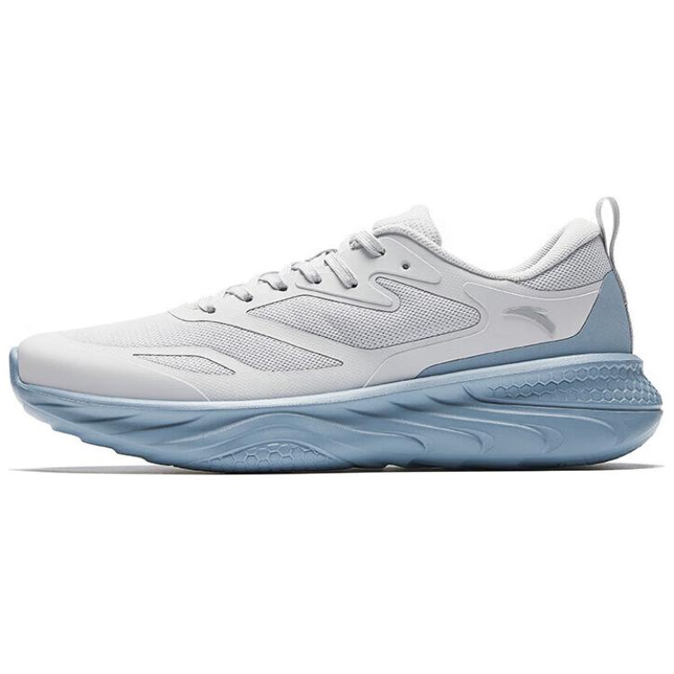 

ANTA SUPERSTORE CHAOJIANTA Амортизирующие кроссовки с износостойкой подошвой и эффектом отскока, низкие, повседневные, для бега, мужские, серо-голубые