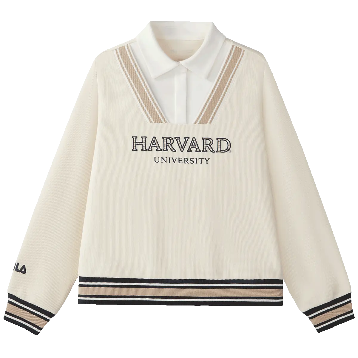 

FILA KIDS Винтажный белый свитшот для подростков