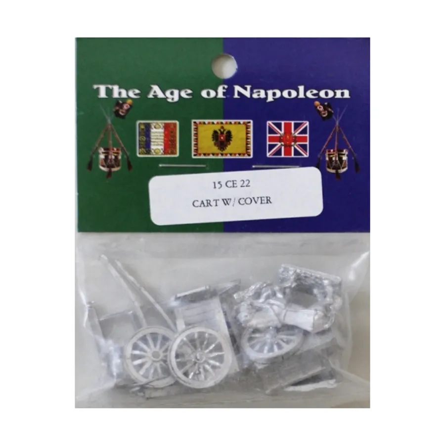 

Тележка с крышкой, Age of Napoleon - Assorted - Equipment (15mm) (Blue Moon)